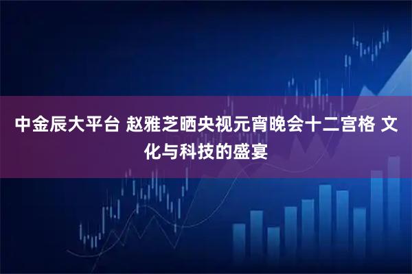中金辰大平台 赵雅芝晒央视元宵晚会十二宫格 文化与科技的盛宴